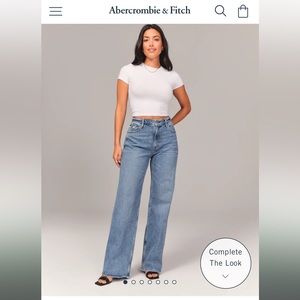 The 90s relaxed jean high rise Size 29/8 long color: medium
